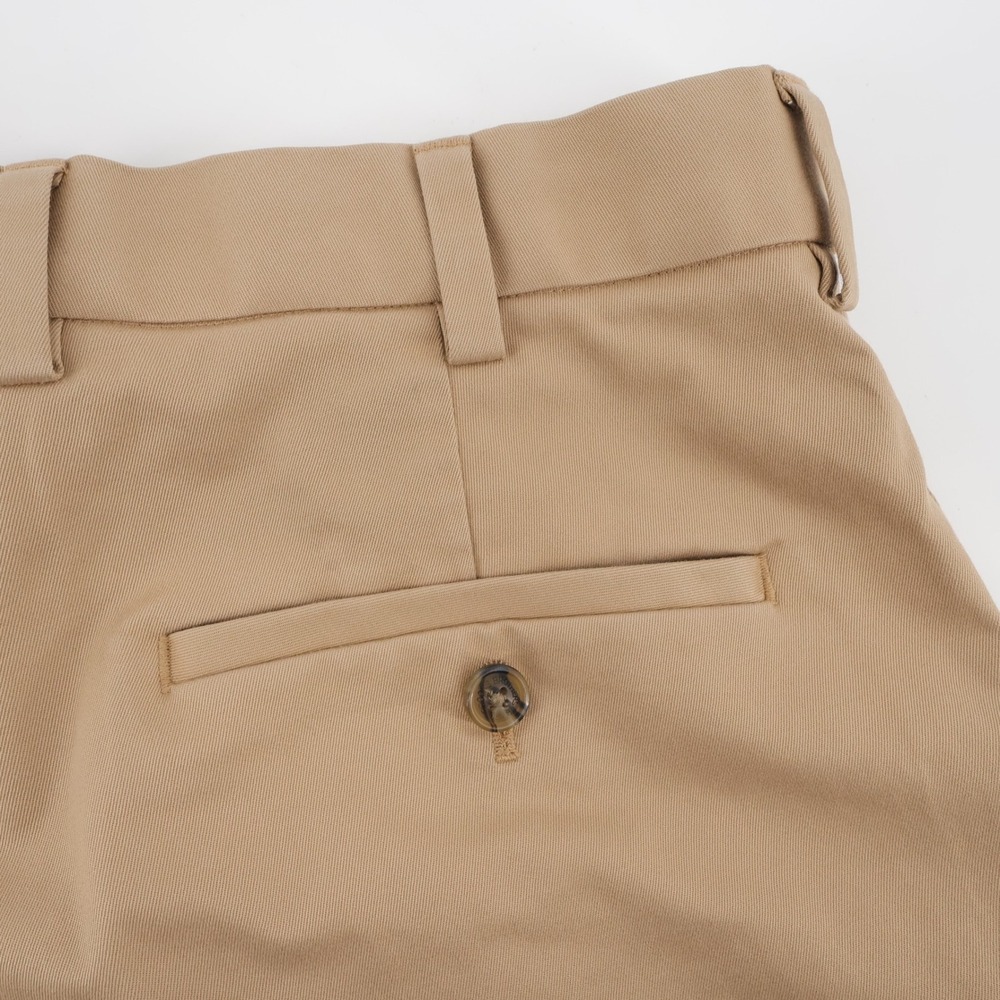 Brooks Brothers Advantage Chino Stretch Clark Fit Pants Tan Mens 35x32